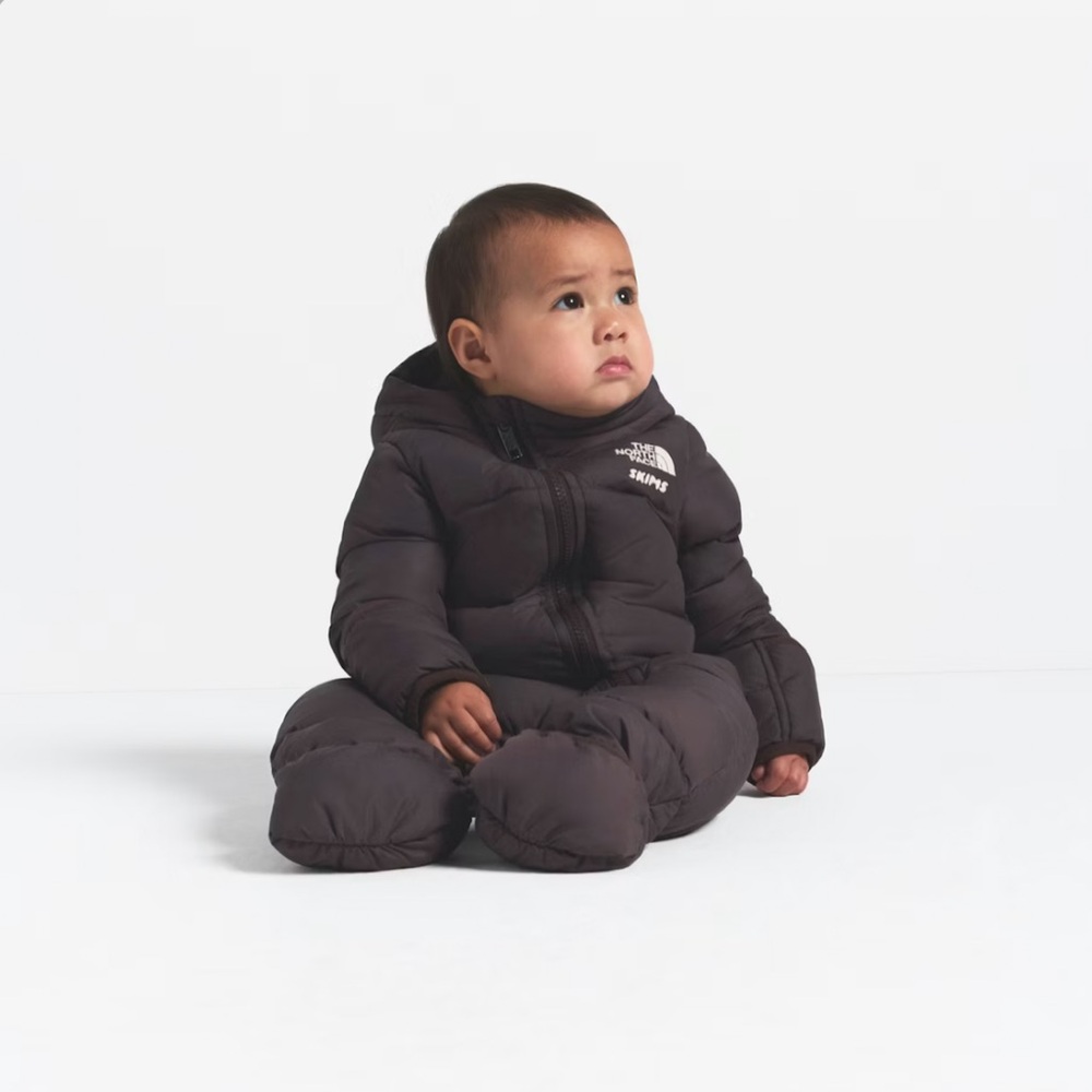 SKIMS/The North Face Infant Snowsuit in Dark Brown, 0-3 Months, SOLD OUT online